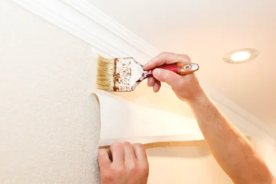 Pose de papier peint à Ebblinghem — revêtements muraux et toiles de verre